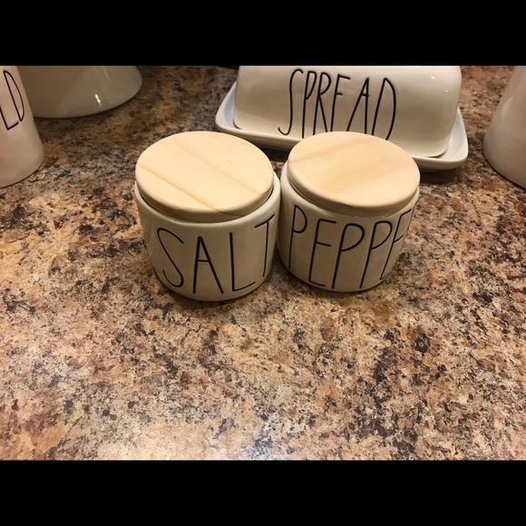 Rae Dunn salt and pepper cellars - Picture 1 of 1